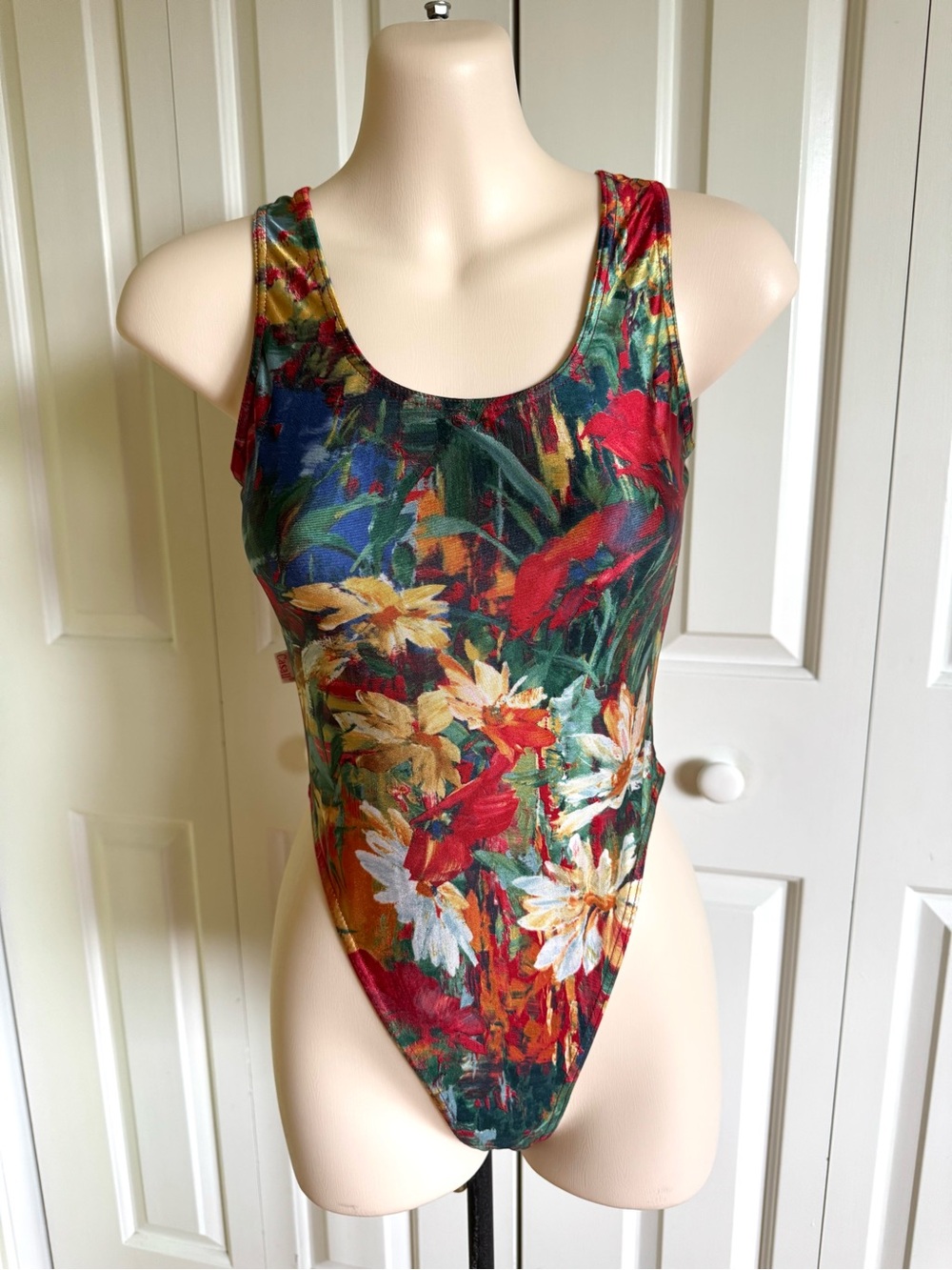 CASALL Multicolor Floral G-String Swimsuit M